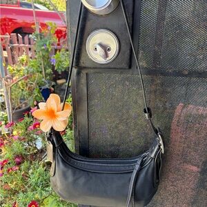 Elegant Gorgeous Coach 6671 Hobo Shoulder Bag Pochette Nylon/leather Purse